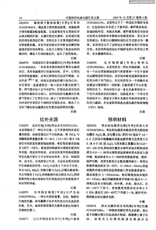 照明材料