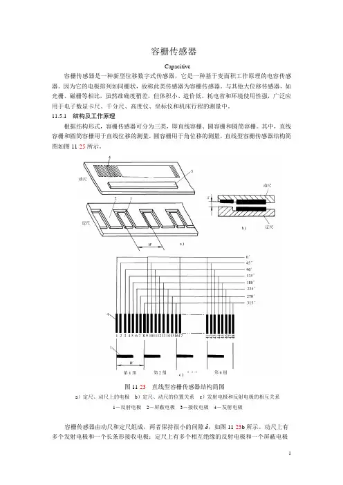 容栅传感器简介