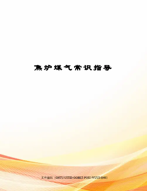 焦炉煤气常识指导