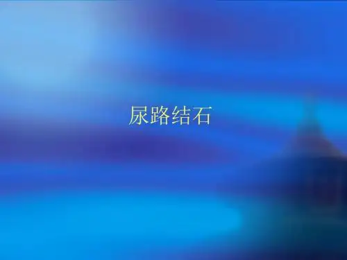 2011尿路结石诊治指南-医学文档