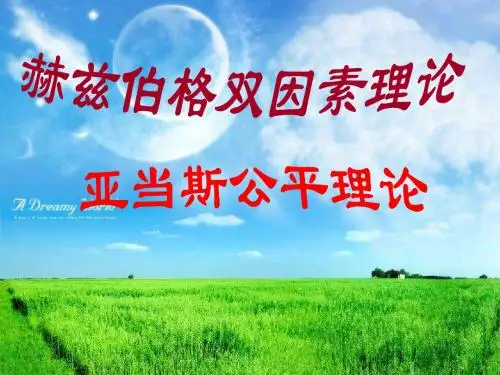 管理心理学：双因素理论和公平理论