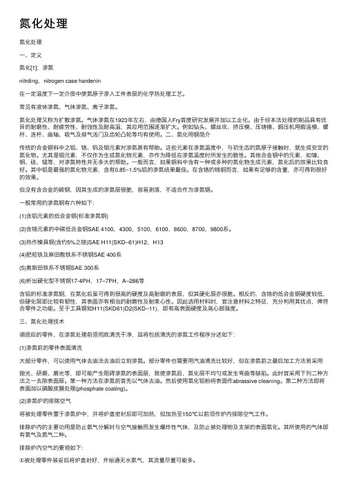 氮化处理——精选推荐