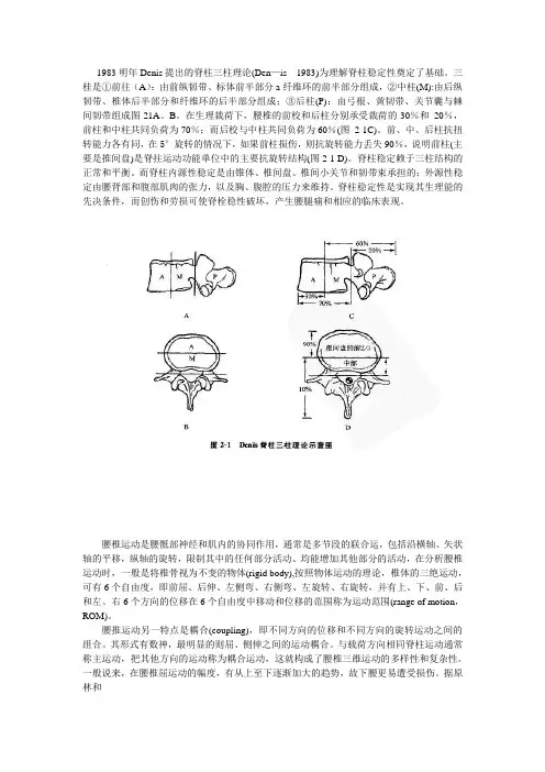 脊柱三柱理论