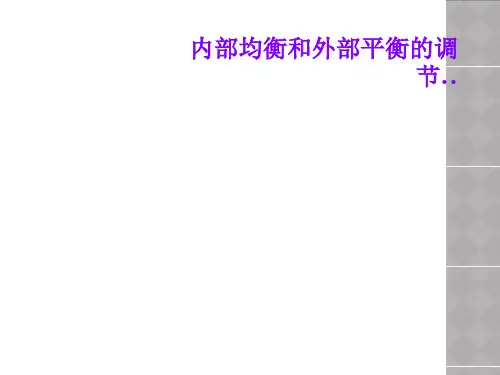内部均衡和外部平衡的调节..