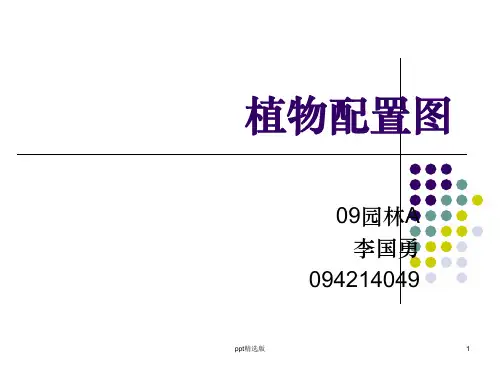 植物配置图ppt课件