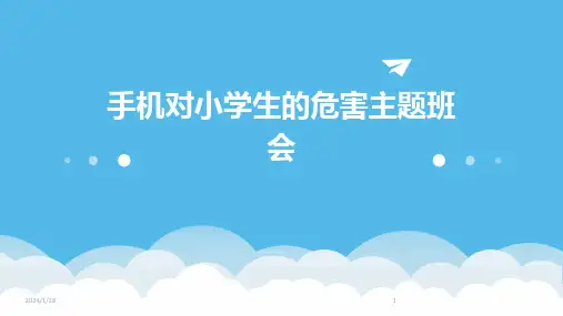 手机对小学生的危害主题班会