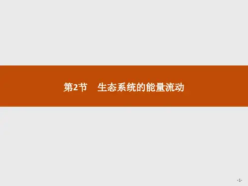 生物必修Ⅲ人教新课标5-2生态系统的能量流动课件(33张)