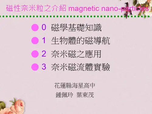 磁学基础知识分析(ppt 47页)
