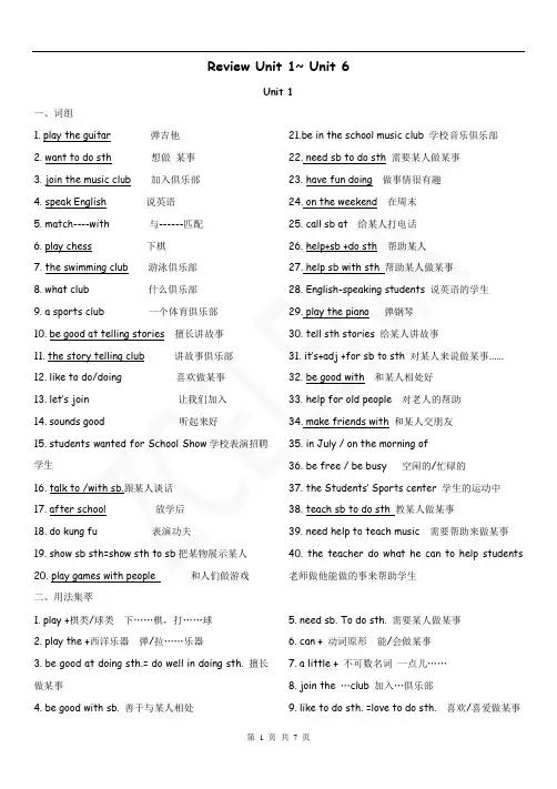 Review Unit 1-6