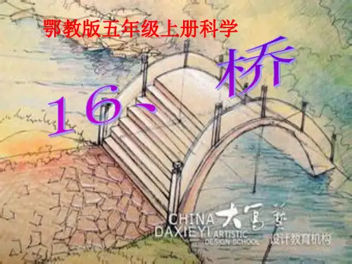 科学三年级 微课《桥》