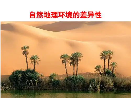 自然地理环境的差异性(共43张PPT)