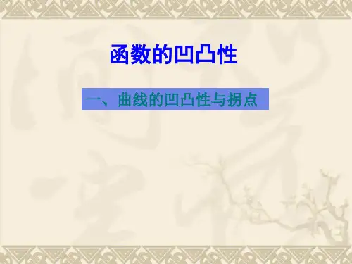 函数的凹凸性