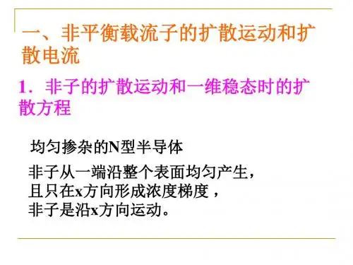 第三章02非平衡载流子new