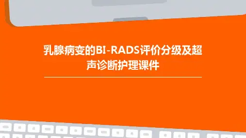 乳腺病变的BI-RADS评价分级及超声诊断护理课件