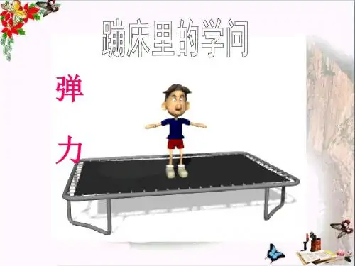 五年级科学上册6.2《蹦床里的学问》 优秀课件1大象版