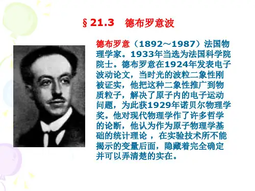 德布罗意波