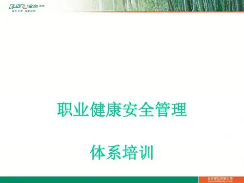 职业健康安全管理体系培训课程(PPT 49页).ppt