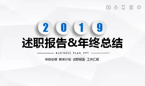 软件咨询顾问个人述职报告PPT模板