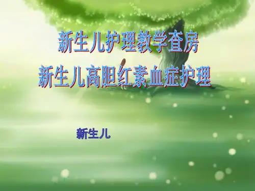 新生儿黄疸护理查房ppt课件