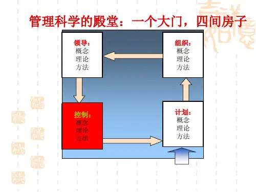 管理学课件-控制要点