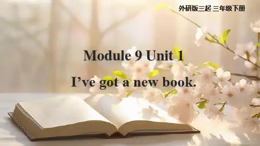 M9U1 I've got a new book(课件)-三年级英语下学期同步精品课堂(外研版三起)