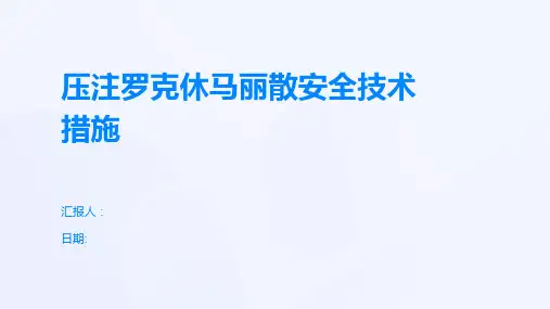 压注罗克休马丽散安全技术措施