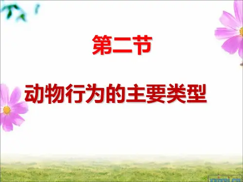 北师大版八年级上册16.2 动物行为的主要类型 课件   (共45张PPT)