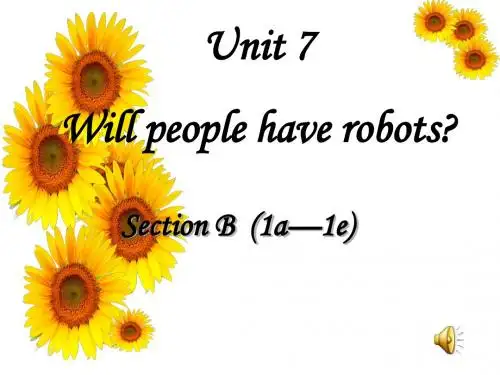 人教版八年级上册_UNIT7 Section B 1a—1e(共23张PPT)