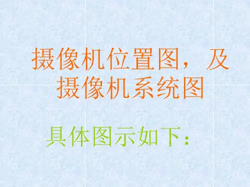 摄像机位置及系统图.ppt