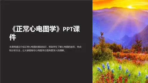 《正常心电图学》课件