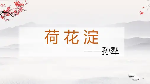 《荷花淀》课件(共34张PPT) 统编版高中语文选择性必修中册.ppt