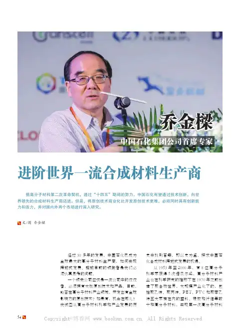 进阶世界一流合成材料生产商