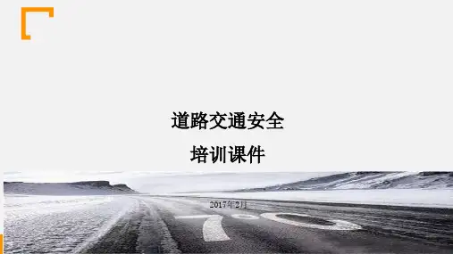 道路交通安全培训课件(ppt 36页)