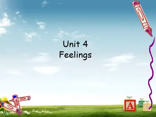 人教版新起点小学六年级上册Unit 4 Feelings 课件PPT课件