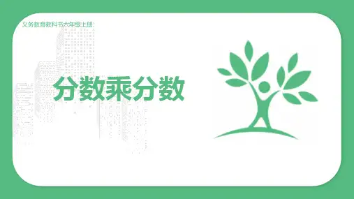 苏教版 数学六年级上册分数乘分数 (课件)(共13张PPT).ppt