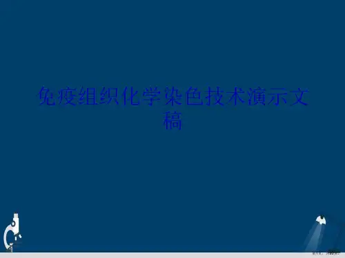 免疫组织化学染色技术演示文稿