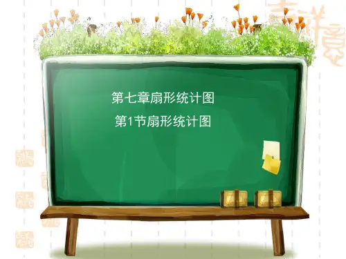 人教版小学六年级上册数学课件 《扇形统计图》PPT 