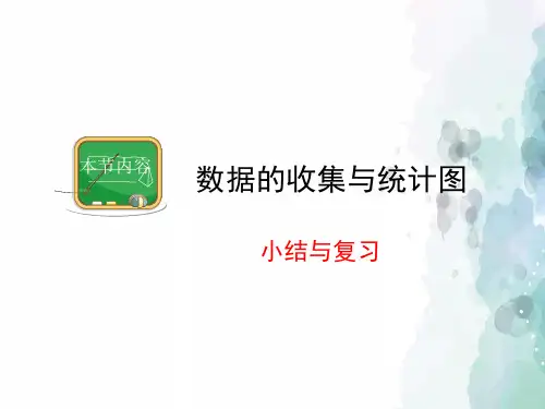 湘教版-数学-七年级上册-《数据的收集与统计图》小结与复习课件