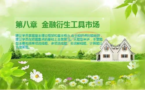 第八章 金融衍生工具工具市场