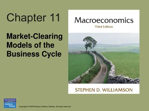 斯蒂芬D威廉森宏观经济学第三版第十一章Stephen D. Williamson's Macroeconomics, Third Edition chapter11