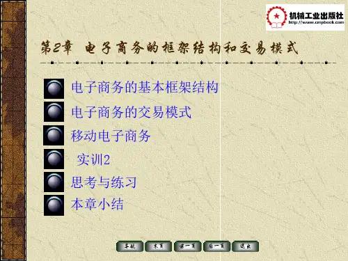 电子商务基础习题答案 第2章