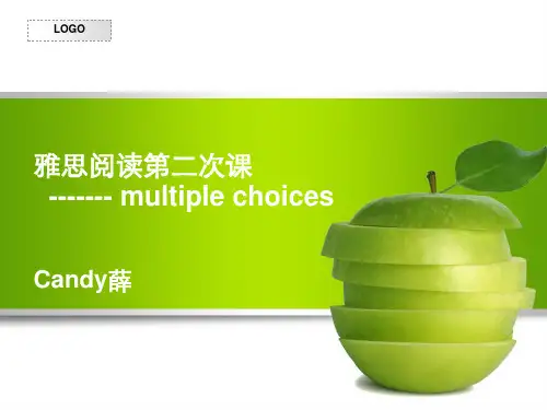 雅思阅读2(multiple choices).