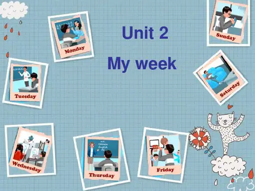 人教(PEP)五级上册英语Unit2 My week  (共37张PPT)