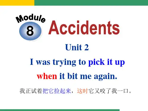 外研版英语八年级上M8U2