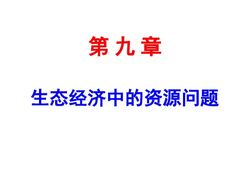 生态经济学 第9章