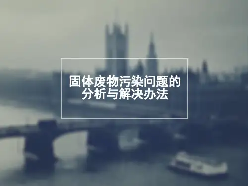 固体废物污染问题的分析与解决办法.pptx