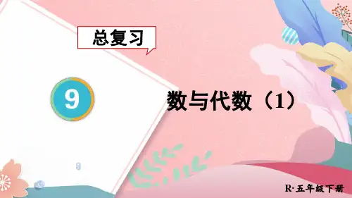 人教版五年级数学下册第九单元总复习——数与代数(第1课时)