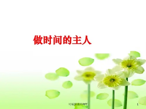 心理健康教育 做时间的主人ppt课件