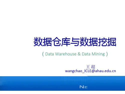 数据仓库与数据挖掘PPT数据仓库与数据挖掘-1