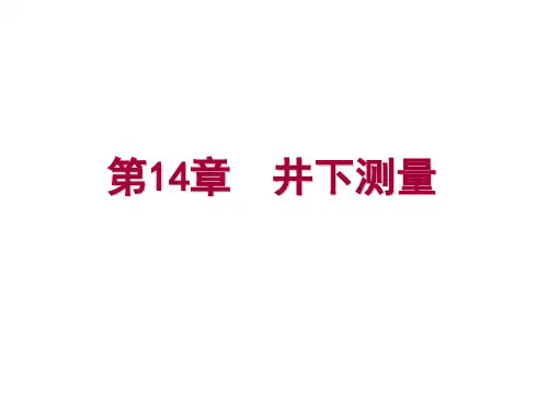 第14章 井下测量